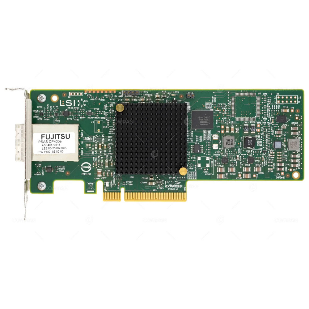 A3C40179518 LP  FUJITSU LSI PSAS CP400E 2X SFF8644 12G SAS SATA HBA LOW PROFILE